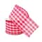 12 Pack: 2.5" x 8.3yd. Gingham Wired Ribbon by Celebrate It™